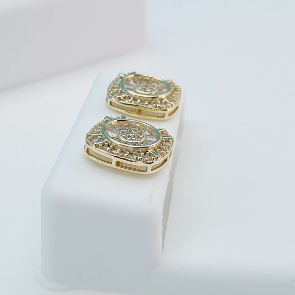 925 Sterling Silver Cubic Zirconia Earrings, U19254797 - Picture 9 of 11